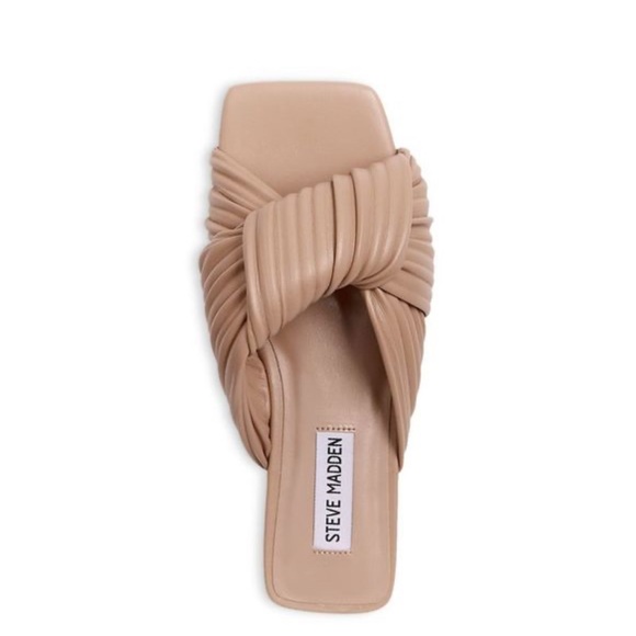 Steve Madden Shoes - Steve Madden Womens Mentor Faux Leather Slide Sandals Flats size 6